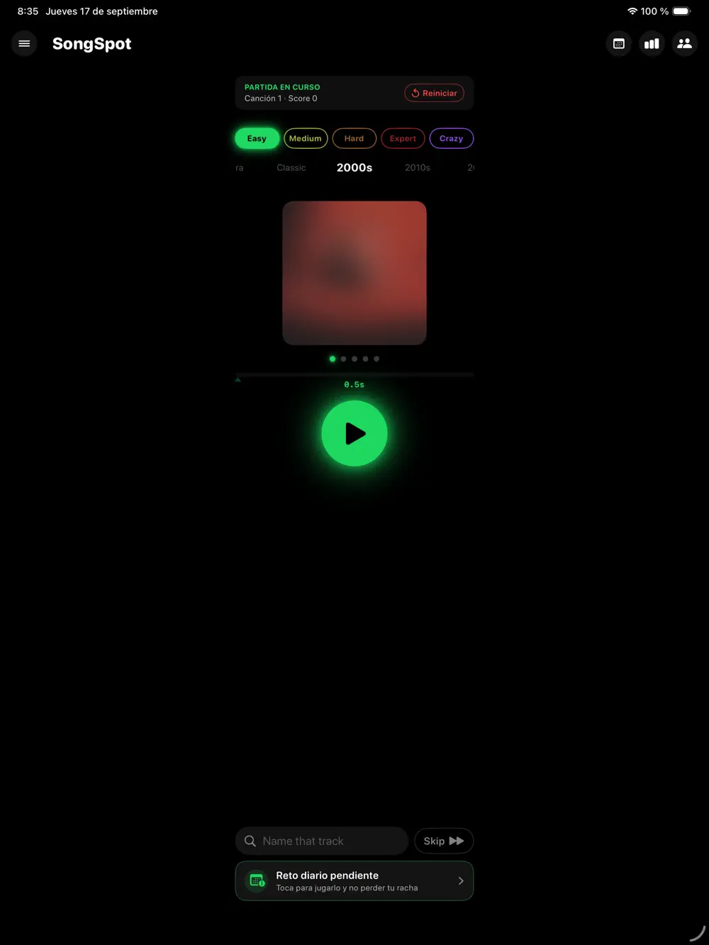 SongSpot Music Quiz 9