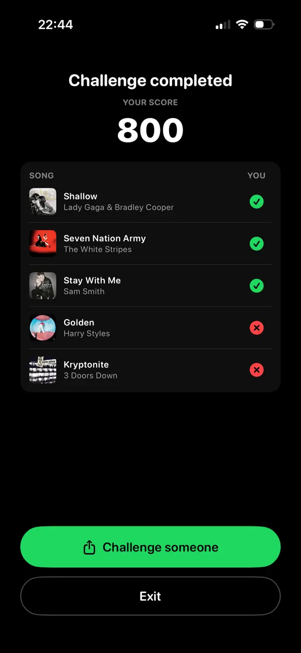 SongSpot Music Quiz 8